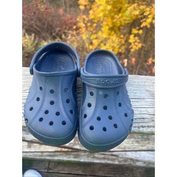Crocs Kids' Baya Clog Navy Sz 1 Youth - Picture 6 of 8